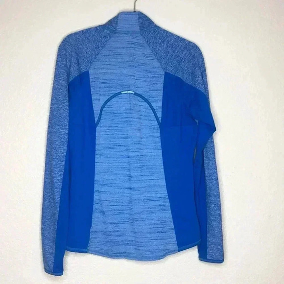 Athleta Performance Top Womens Large Long Sleeves Blue Athletic Outdoor - Picture 6 of 9